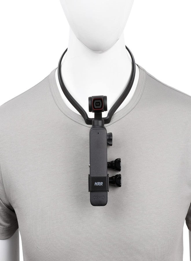 PELLKING Neck Mount Holder Compatible with DJI Pocket 2 and DJI Osmo Pocket 1, with Frame Extension Arm POV Chest Holder Acceeories for First-View Shooting - Image 1